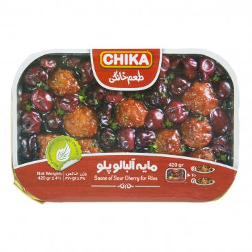 مایه آلبالو پلو 420 گرمی چیکا