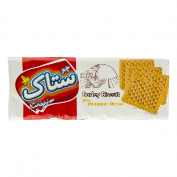 بیسکویت جو شیرین شده با شهد توت 200 گرمی ستاک
