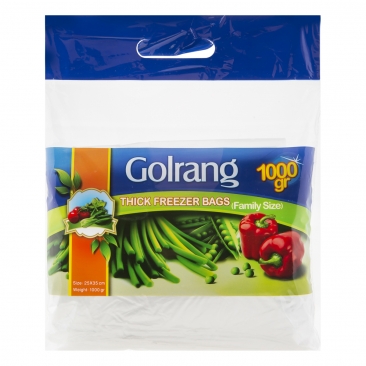 کیسه فریزر خانواده 1000 گرمی گلرنگ
