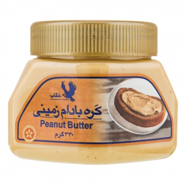 کره بادام زمینی 330 گرمی عقاب