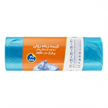 کیسه زباله رولی 30 عددی وستا