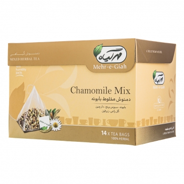 دمنوش بابونه کیسه‌ای 14 عددی مهرگیاه