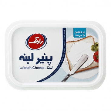 پنیر لبنه پروتئین 5 درصد 300 گرمی رامک
