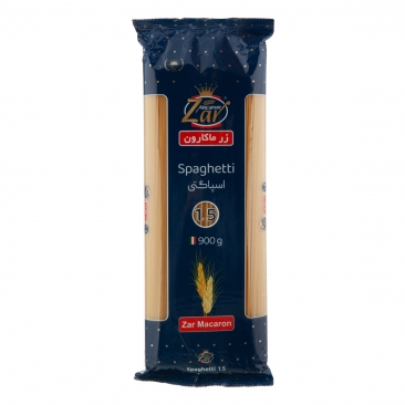ماکارونی رشته ای 1،5 - 900 گرمی زر‌ماکارون