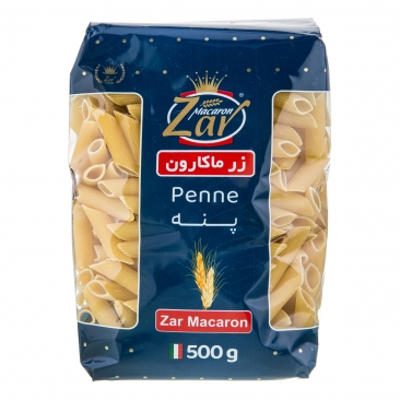 ماکارونی پنه 500 گرمی زر‌ماکارون
