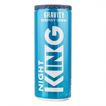 نوشابه انرژی زا گازدار با طعم اکالیپتوس 250 میلی لیتری نایت کینگ