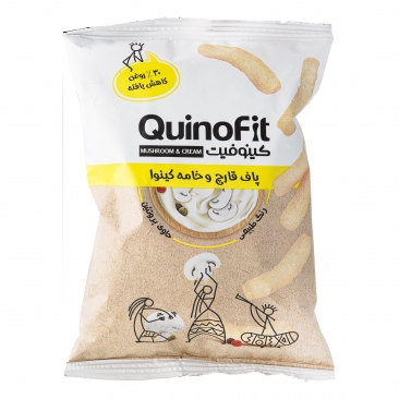 پاف قارچ و خامه کینوا 45 گرمی کینوفیت