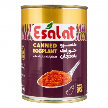کنسرو خوراک بادمجان 380 گرمی اصالت