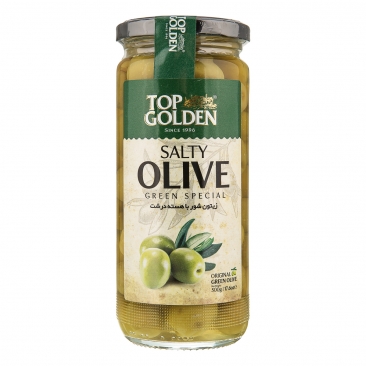 زیتون شور با هسته درشت 500 گرمی تاپ گلدن