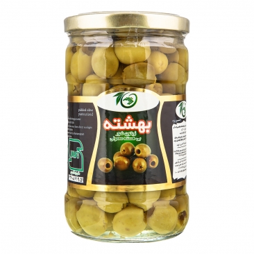 زیتون شور بی هسته معمولی 600 گرمی بهشته