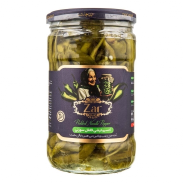 کنسرو ترشی فلفل سوزنی 700 گرمی زرچاشت
