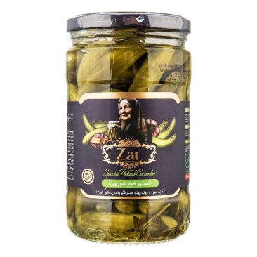 کنسرو خیارشور ویژه 700 گرمی زرچاشت