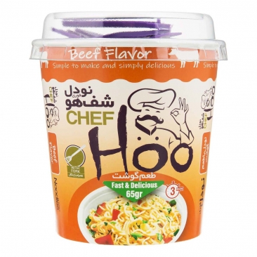 نودل با طعم گوشت 65 گرمی شف هو