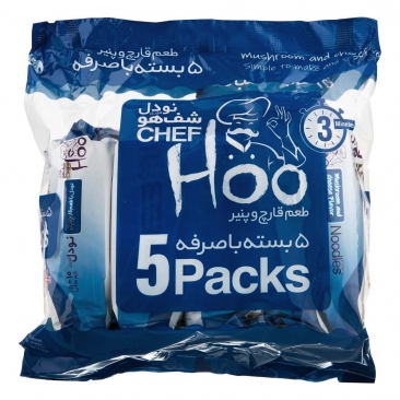 نودل با طعم قارچ و پنیر 5 عددی شف هو