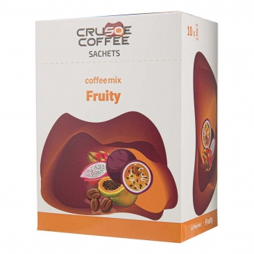 نوشیدنی قهوه با طعم دهنده مجاز میوه های گرمسیری 10 عددی 20 گرمی کروسوکافی
