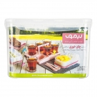 سرویس چای خوری مسافرتی 6 نفره لیمون سرویس چای خوری مسافرتی 6 نفره لیمون