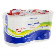 دستمال توالت ساده 2 رول حریر دستمال توالت ساده 2 رول حریر