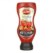 سس گوجه فرنگی تند 390 گرمی سحر سس گوجه فرنگی تند 390 گرمی سحر