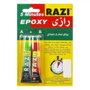چسب دو قلو 5 دقیقه ای رازی چسب دو قلو 5 دقیقه ای رازی