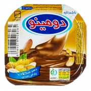 دسر شکلاتی بادام زمینی 100 گرمی دومینو دسر شکلاتی بادام زمینی 100 گرمی دومینو