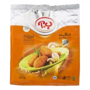 ناگت مرغ و قارچ کاملا پخته منجمد 950 گرمی ب.آ