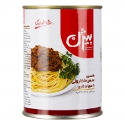 کنسرو سس ماکارونی با سویا و قارچ 380 گرمی بیژن کنسرو سس ماکارونی با سویا و قارچ 380 گرمی بیژن
