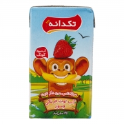 آبمیوه کودک توت فرنگی و موز 125 میلی لیتری تکدانه آبمیوه کودک توت فرنگی و موز 125 میلی لیتری تکدانه