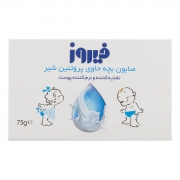صابون بچه حاوی پروتئین شیر 75 گرمی فیروز صابون بچه حاوی پروتئین شیر 75 گرمی فیروز