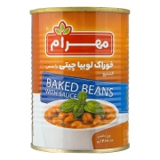 کنسرو خوراک لوبیا چیتی با سس 400 گرمی مهرام کنسرو خوراک لوبیا چیتی با سس 400 گرمی مهرام