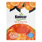 پودر ژله بدون قند با طعم پرتقال 36 گرمی کامور پودر ژله بدون قند با طعم پرتقال 36 گرمی کامور