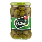 زیتون سبز شور با هسته ویژه 660 گرمی آرشیا زیتون سبز شور با هسته ویژه 660 گرمی آرشیا
