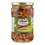 ترشی مخلوط 700 گرمی اروم آدا ترشی مخلوط 700 گرمی اروم آدا