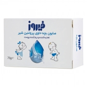 صابون بچه حاوی پروتئین شیر 75 گرمی فیروز صابون بچه حاوی پروتئین شیر 75 گرمی فیروز
