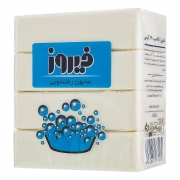 صابون رختشویی 4 عددی 120 گرمی فیروز صابون رختشویی 4 عددی 120 گرمی فیروز