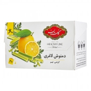 دمنوش گیاهی لاغری با طعم کرفس و لیمو 20 عددی گلستان دمنوش گیاهی لاغری با طعم کرفس و لیمو 20 عددی گلستان