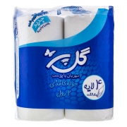دستمال حوله کاغذی 4 لایه 2 رول گلپر دستمال حوله کاغذی 4 لایه 2 رول گلپر