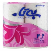 دستمال حوله کاغذی 4 لایه 2 رول بی تا دستمال حوله کاغذی 4 لایه 2 رول بی تا