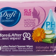 دستمال مرطوب بهداشتی بانوان 20 عددی دافی