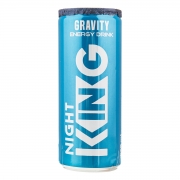 نوشابه انرژی زا گازدار با طعم اکالیپتوس 250 میلی لیتری نایت کینگ