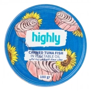 کنسرو ماهی تون در روغن 180 گرمی هایلی