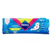 نوار بهداشتی بالدار مشبک بزرگ 10 عددی نانسی