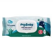 دستمال مرطوب کودک با عصاره آلوئه ورا 70 عددی مای بیبی