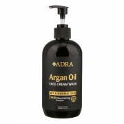 ژل شستشوی صورت پوست خشک و نرمال حاوی روغن آرگان 500 میلی لیتری آدرا
