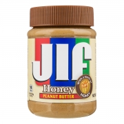 کره بادام زمینی عسلی 400 گرمی جی ال اف