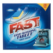 قرص ماشین ظرفشویی 28 عددی فست دراپ